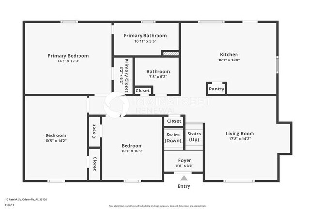 Building Photo - 3 Bedroom Pet-Friendly Home in ODENVILLE, AL with Main Street Renewal