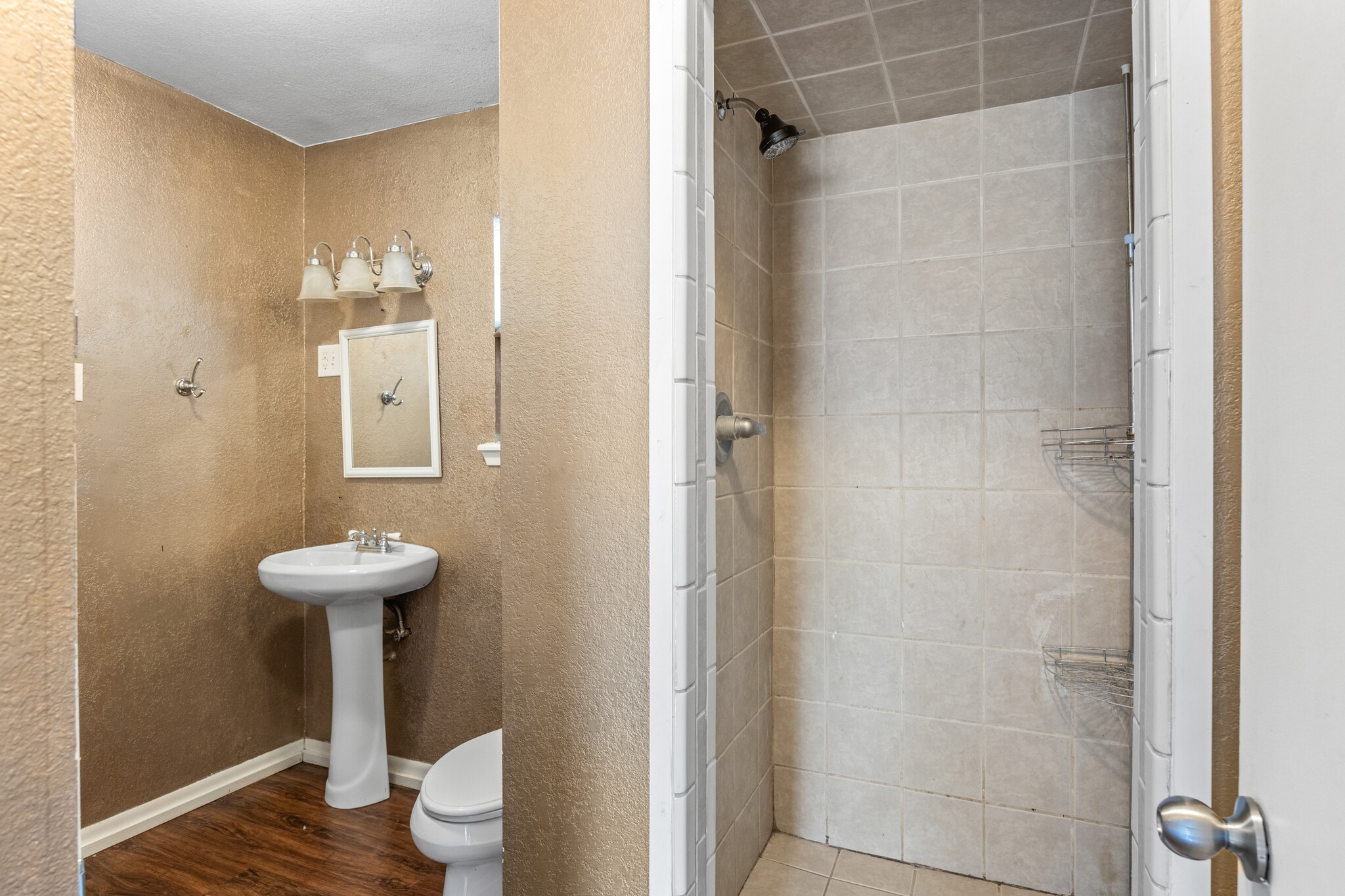 Note: this room now has been freshly painted an Agreeable Grey color. - 335 E Long St
