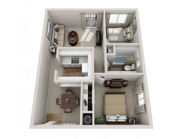 Floorplan - San Lorenzo Apartments