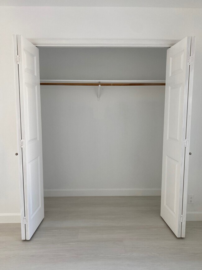 Bedroom Closet With New Floor - 1155 Bayswater Ave