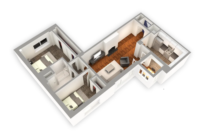 Floorplan - Park Heights by the Lake Apartments