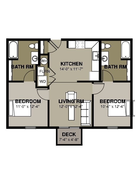 Floorplan - 210 Gray - Sunset View