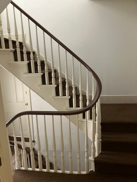 Victorian center hall stairway - 930 N 5th St