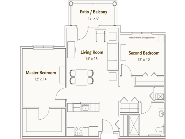 Raleigh | 2 Bed / 1 Bath - Hearthstone Village - Senior Living