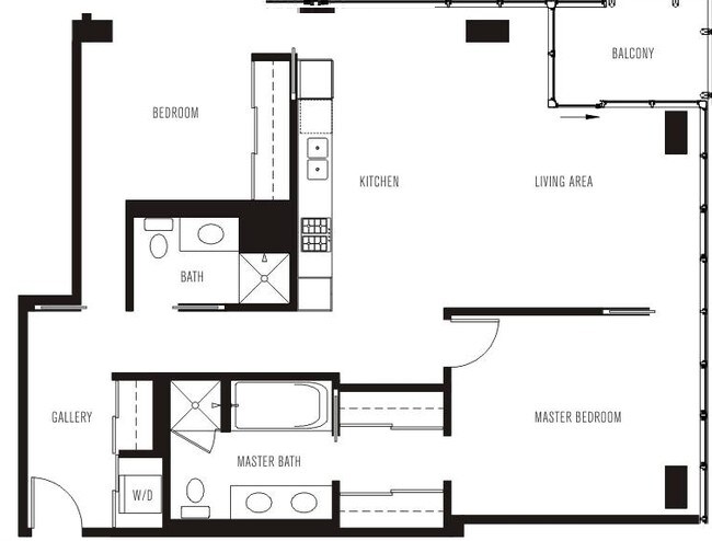 Floorplan - 550 N Saint Clair St