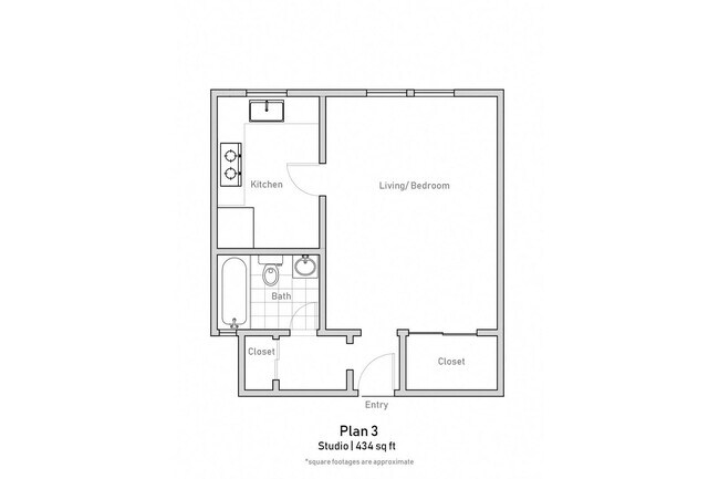 Floorplan - Hollywood Arms Apartments