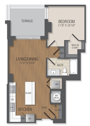 Floorplan - The Acadia at Metropolitan Park