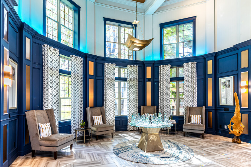 Clubhouse and Awards Table - The Woods of Cherry Creek Apartment Homes