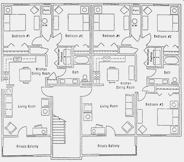 2BR/2BA - Chateau Royale Apartments