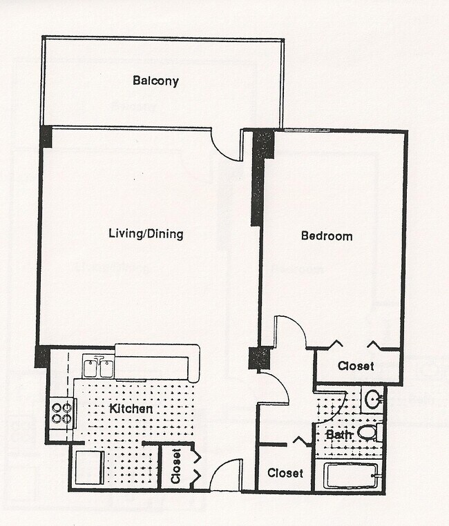 floor plan - 620 Peachtree St NE
