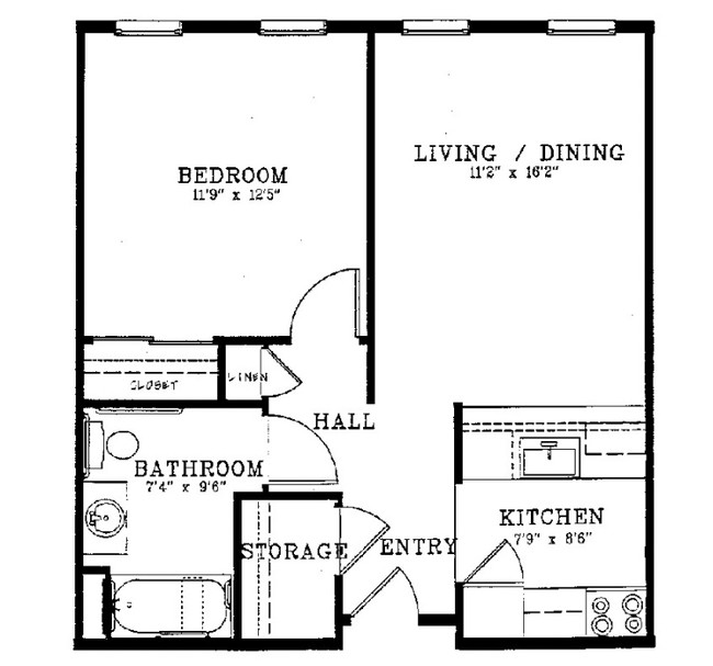 1BR/1BA - Quail Hollow