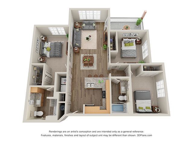 Floorplan - Timbers at Hickory Tree