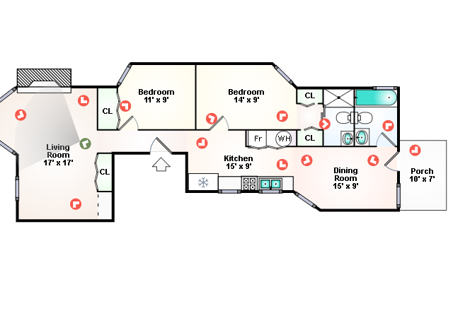 unit 2- Layout - 845 W Leland Ave