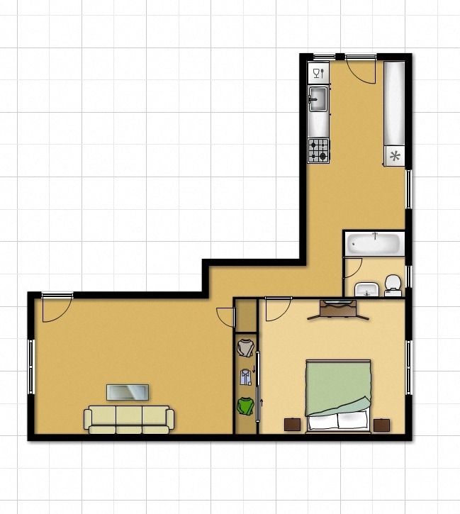 Floorplan - Forest View Apts.