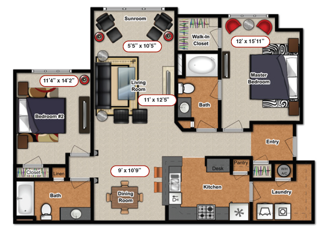 Floorplan - Northpoint Villas