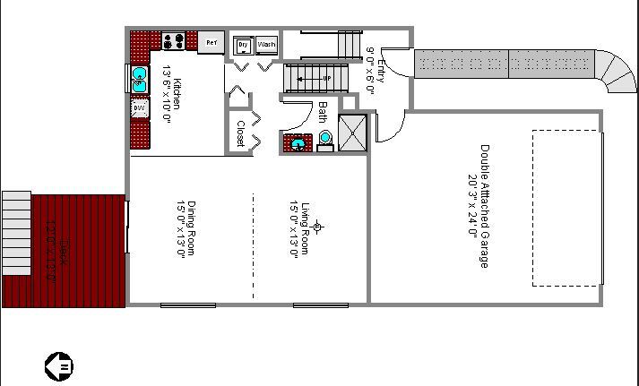 Upper floor - 4613 Twain St