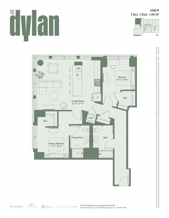 Floorplan - The Dylan Chicago