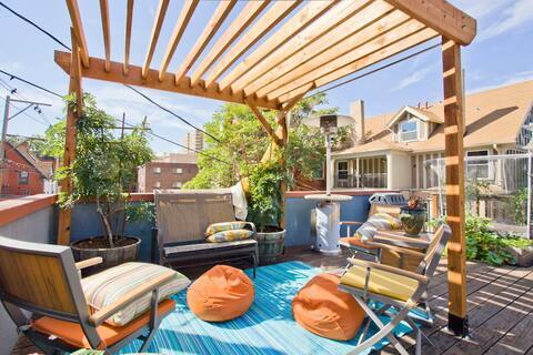 Pergola for added shade - 1156 N Logan St