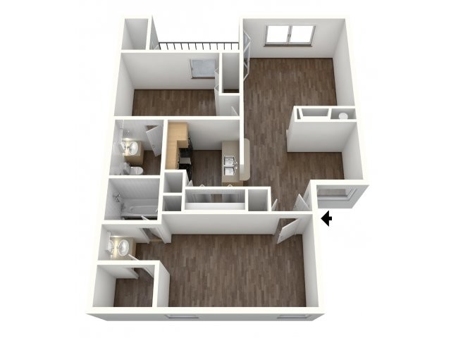 Floorplan - Centre Oaks Apartments