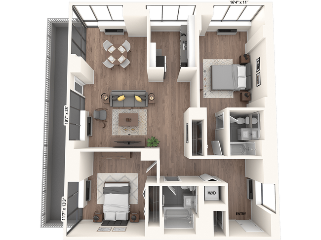 Floorplan - Avalon Bowery Place