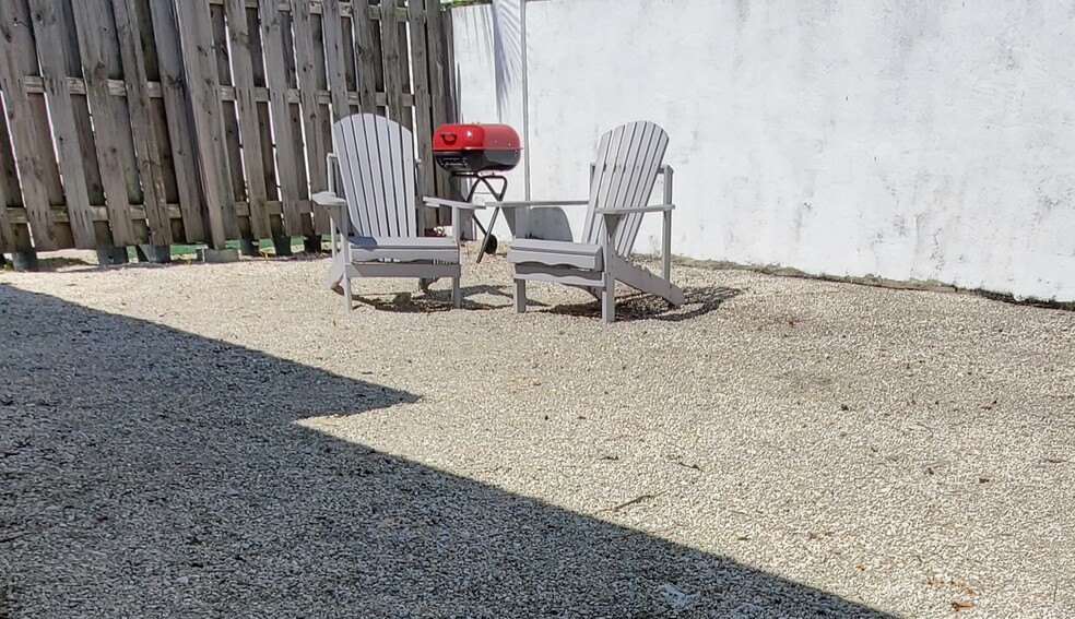 private back yard - 703 124th Street Gulf