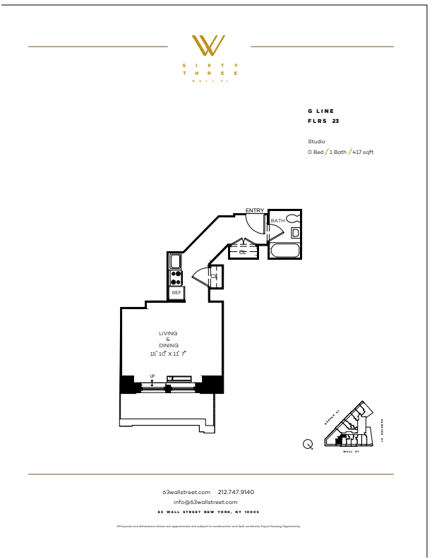 Floorplan - 63 Wall Street