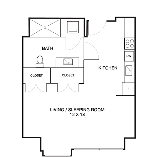 Floorplan - Vivo Apartments