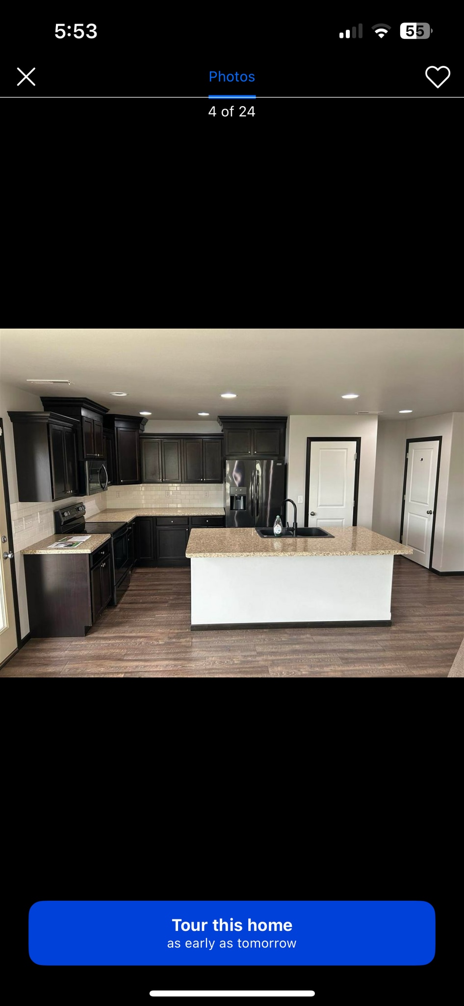 Kitchen w/ Large Island and breakfast bar - 47 Renee Ln