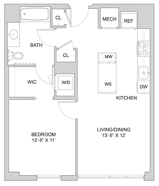 Floorplan - The Modern at Art Place