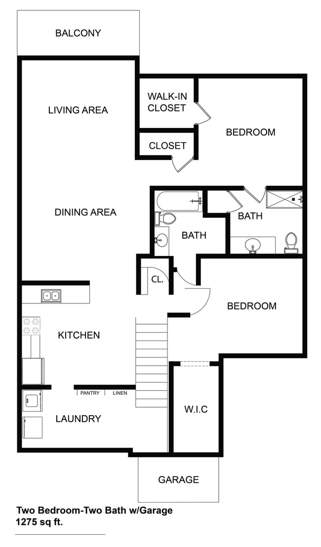 Floorplan - Westbury Lake Apartments