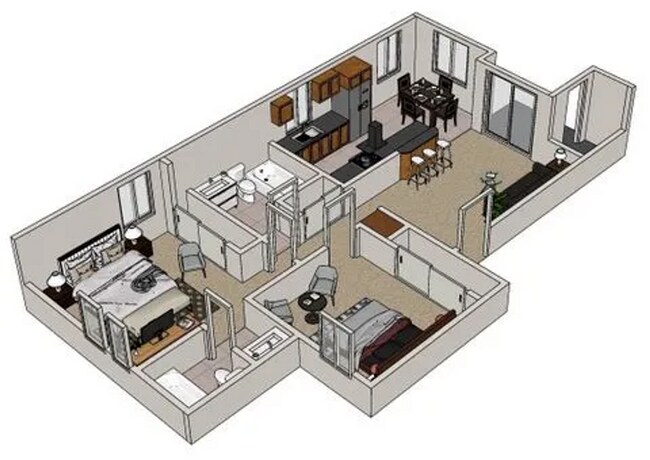 Floorplan - Palms Apartments