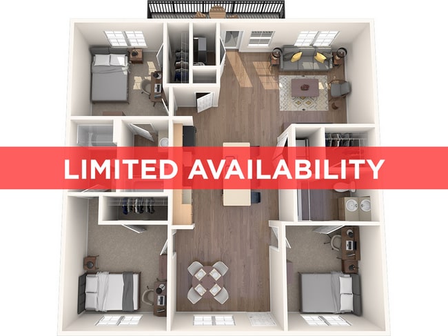 3 Bedroom Flat - Wildwood Baton Rouge