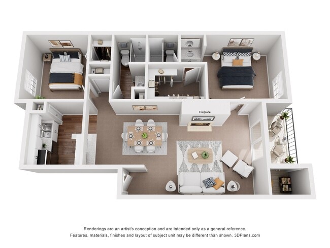 Floorplan - Rock Canyon Apartments