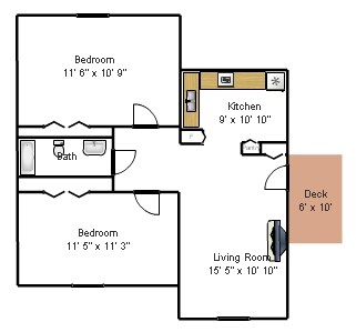Unit 1 - New Castle Apartments