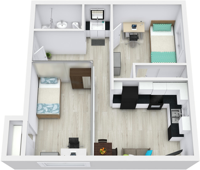 Floorplan - Capri Apartments at Isla Vista