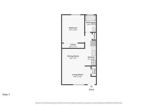 Floorplan - Knollwood and Tanglewood Apartments