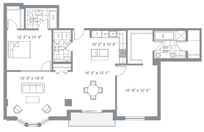 2BR/2BA - Watermark Condos