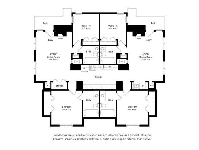 Floorplan - The Robinson on Melrose