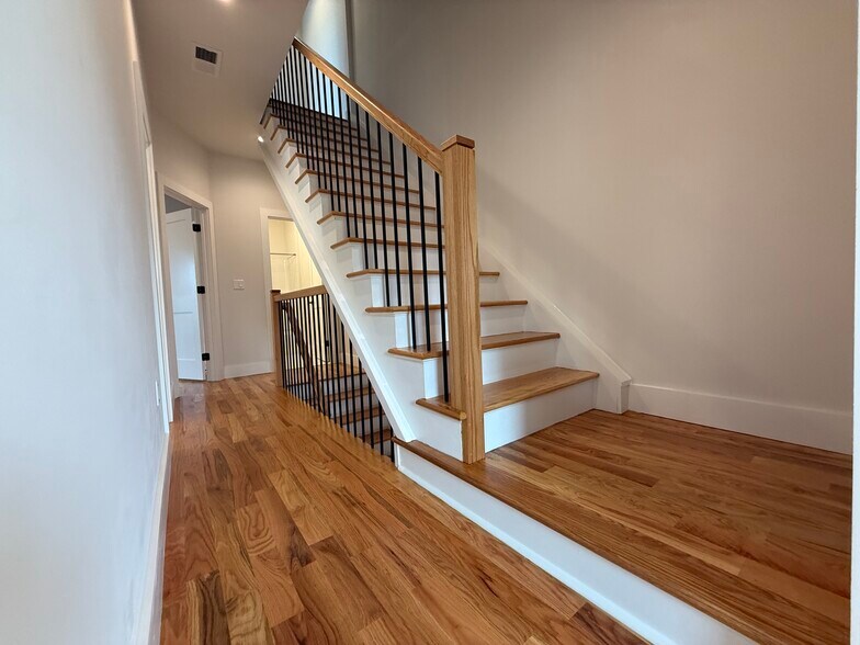 staircase to 3rd floor - 160 Main St