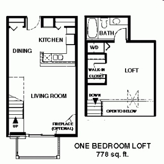 1BR/1BA - Gateway Terrace Apartments