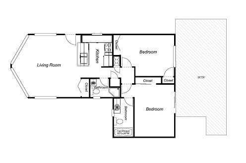2BR/2BA - Los Gatos Apartments