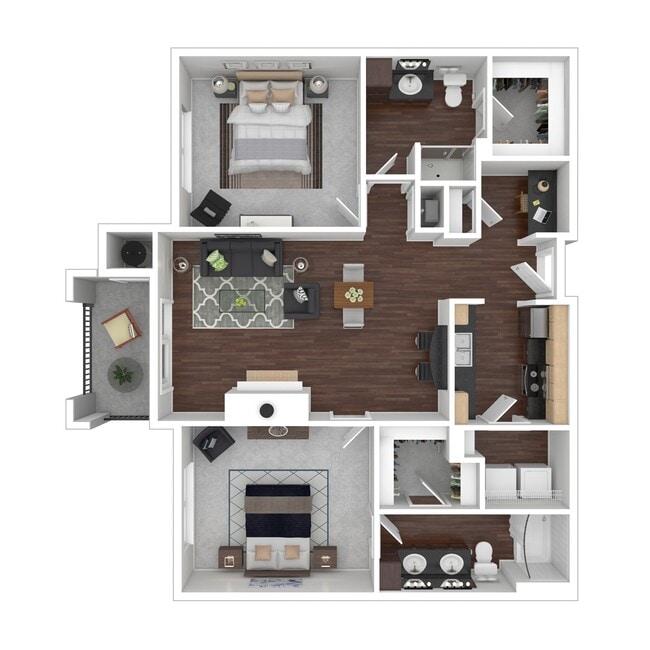 Floorplan - Parkview Terraces Apartment Homes