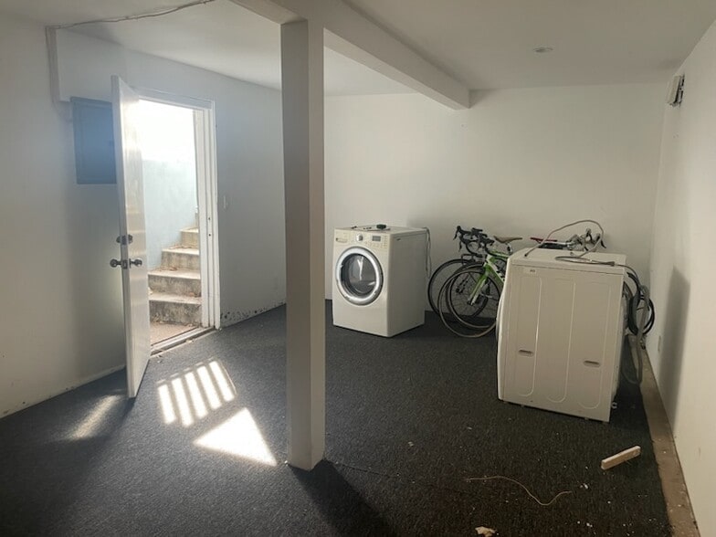 Unfinished Basement space with washer/dryer - 6002 Carlton Way
