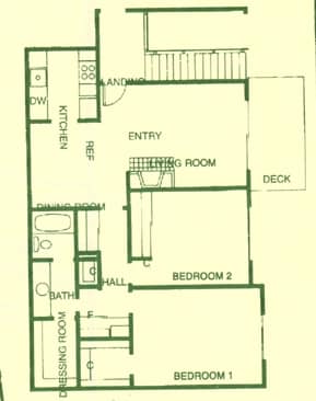 2 Bedroom/1 Bath - Waters Edge Apartments