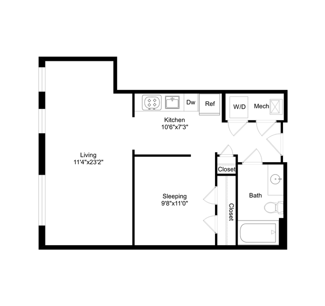 Floorplan - The Swift at Petworth Metro