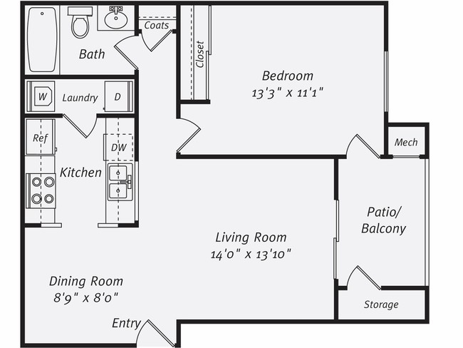 Floorplan - eaves Dublin