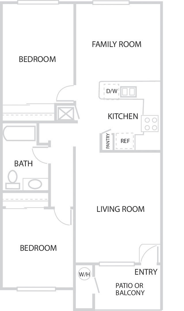 Floorplan - Sierra Vista Apartments