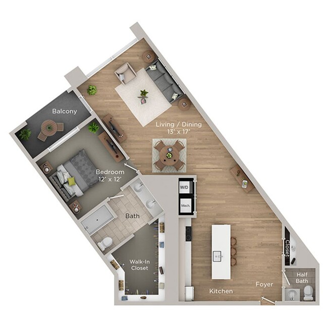 Floorplan - Madison Place Apartments