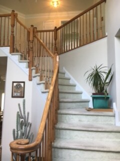 FRONT STAIRWAY LEADING TO SECOND FLOOR - 743 Mill Rd