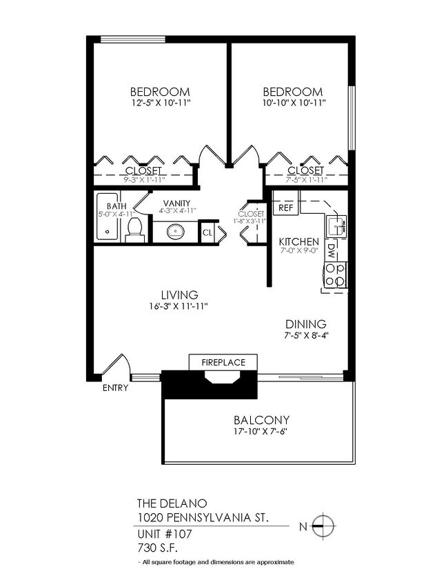 Floorplan - The Delano